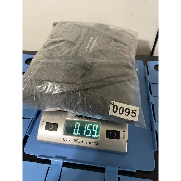 Eileen Fisher Lightweight Hoodie Cardigan Sweater with Pockets in Grey Medium - Picture 11 of 11